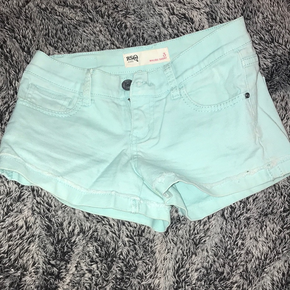 Blue shorts